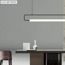 Modern black led ceiling island lighting for dining table