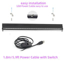 Modern black led black light bar – halloween party decor