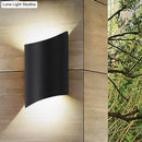 Modern black led outdoor wall sconce – patio light fixture
