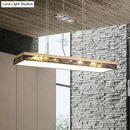 Modern black led pendant ceiling light for dining room 110v-120v