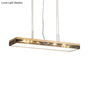 Modern black led pendant ceiling light for dining room 110v-120v