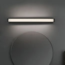 Modern black led vanity sconce bathroom tubular acrylic wall light