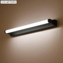 Modern black led vanity sconce bathroom tubular acrylic wall light
