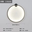 Modern black led wall circle light – living room ring sconce