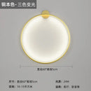 Modern black led wall circle light – living room ring sconce
