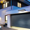 Modern black led wall light dusk dawn motion sensor outdoor sconce