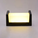 Modern black led wall sconce outdoor light with 10w maximum bulb wattage