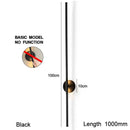 Modern black led wall sconce with dimmable touch switch for bedroom