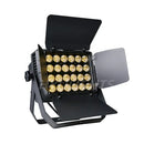 Modern black led wall wash flood light with barn doors for disco room