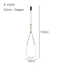 Modern black line chandelier dining room led light strands