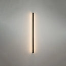Modern black linear flush mount wall sconce – hallway light