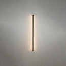 Modern black linear flush mount wall sconce – hallway light
