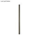 Modern black linear flush mount wall sconce – hallway light