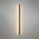 Modern black linear flush mount wall sconce – hallway light