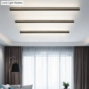 Modern black linear flush mount wall sconce – hallway light