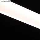Modern black linear led light fixture – kitchen island pendant