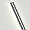 Modern black linear led wall lights dimming – bedroom sconce