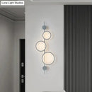 Modern black linear long led wall light living room sconce