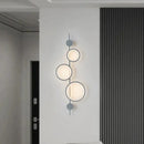 Modern black linear long led wall light living room sconce