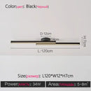 Modern black linear nordic ceiling lamp for living room