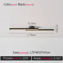 Modern black linear nordic ceiling lamp for living room