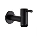 DecorBites™ Copper Bathroom Corner Faucet Single Cold Outdoor Mixer Tap Black Oil