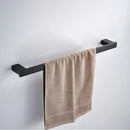 Modern black matte bathroom hardware set – 4 piece decor