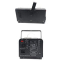 Modern black metal 500w smoke machine with rgb led party lights