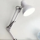 Modern black metal adjustable swing arm desk lamp bedroom office