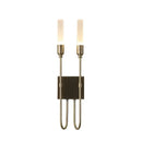 Modern black metal double headed led wall lamp bedroom sconce