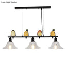Modern black metal island pendant with birds – kitchen 110v-120v light
