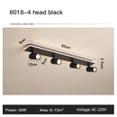 Modern black metal led ceiling lamp – living room track lighting