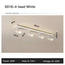 Modern black metal led ceiling lamp – living room track lighting