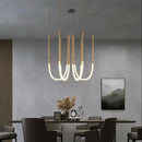 Modern black metal led pendant lights – living room chandelier