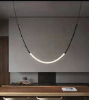 Modern black metal led pendant lights – living room chandelier