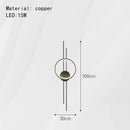 DecorBites™ LED Wall Lights: Elegant Minimalist Sconce with 3 Dimming Modes