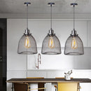 DecorBites™ Black Metal Cage Pendant Light Chandelier for Modern Home Decor