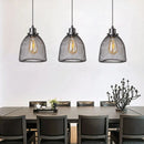 DecorBites™ Black Metal Cage Pendant Light Chandelier for Modern Home Decor