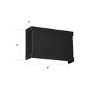 Modern black metal shade wall light garden outdoor sconce