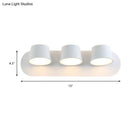 Modern black metal shade wall sconce bedroom vanity fixture