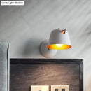 DecorBites™ Modern Flare Wall Mount Sconce with 1 Head, Metal Shade, in Black/White/Blue
