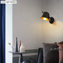 DecorBites™ Modern Flare Wall Mount Sconce with 1 Head, Metal Shade, in Black/White/Blue