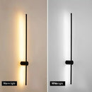 Modern black minimalist decorbites led strip wall lamp staircase light