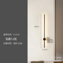 Modern black minimalist decorbites led strip wall lamp staircase light
