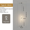 Modern black minimalist led floor lamp for living room