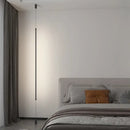 Modern black minimalist led floor lamp for living room