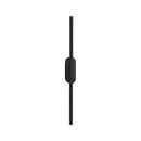 Modern black minimalist led wall lamp for bedroom warm ambient light