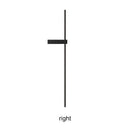 Modern black minimalist led wall lights for bedroom vertical sconce