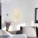 DecorBites™ Modern Acrylic LED Wall Light Fixture - Music Note Design for Living Room