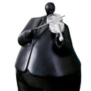 Modern black musical instrument band figurines living room decor